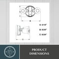 thumbnail image 5 of Bronze 2 Light Outdoor Security Flood Light with Adjustable Heads - Switch Controlled, 5 of 10