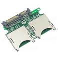 thumbnail image 2 of Dual SD to SATA Converter Industrial-Grade SD to SATA Adapter Card 15PIN+7PIN SD to Serial Adapter Card, 2 of 5