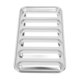 thumbnail image 1 of Molde para salchichas plateado 6 cavidades molde para perritos calientes acero inoxidable fácil de usar limpio duradero versátil sartén para perritos calientes para ANGGREK Otros, 1 of 8