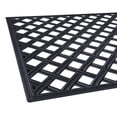 thumbnail image 3 of Recycled Lattice Rubber Backing 18" W X 30" L Door Mats, Rectangle Outdoor/Indoor Durable & Easy to Clean All Season All Weather Heavy Duty Door Mats for Entryways, Non-Slip/Skid, Geometric, 3 of 3