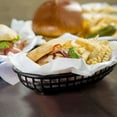 thumbnail image 6 of 12 Pack Fast Food Serving Baskets,Bexikou Food Service Baskets,Plastic Food Basket,Plastic Oval Restaurant Basket for Fast Food Restaurant, Burgers, Sandwiches, Fries (Black), 6 of 7