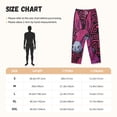 thumbnail image 2 of Cauagu ink Donkey Pop Art Pajama Pants for Women Loose Fit Wide Leg Trouser Pants Casual Elastic Waist Drawstring Lounge Pants, 2 of 6