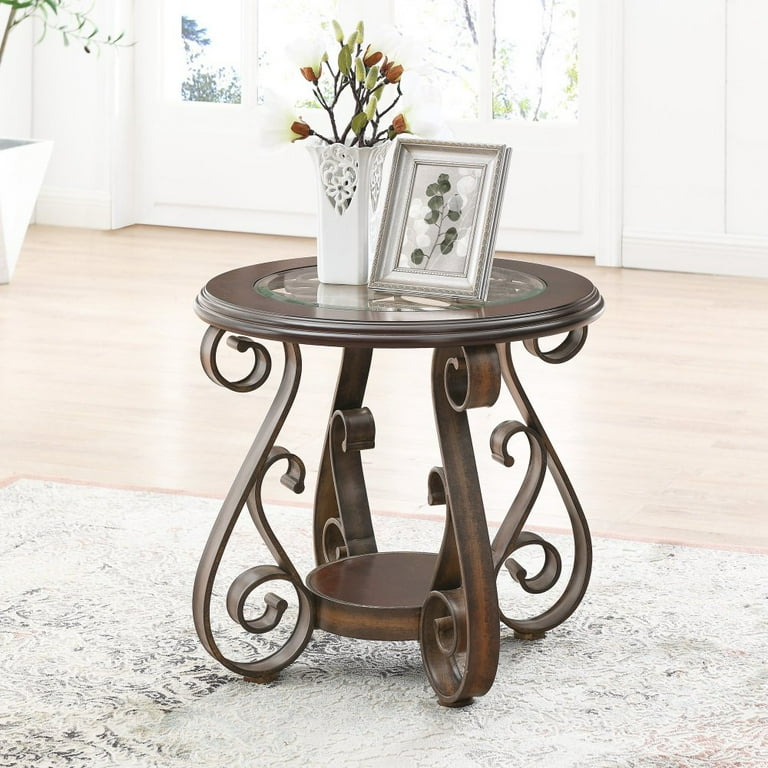 Brown end tables deals walmart