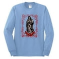 thumbnail image 2 of Wild Bobby, Our Lady of Guadalupe Blessed Virgin Mary Religious, Inspirational/Christian, Men Long Sleeve Shirt, Light Blue, 3XL, 2 of 3