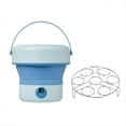 thumbnail image 2 of EU PLUG,Folding dishwasher household mini turbo dishwasher Blue, 2 of 5