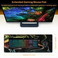 thumbnail image 2 of Gaming Mouse Pad, Fluid Pattern Mouse Pad 31.5x11.8inch Large Extended Computer Mouse Mat Keyboard Full Desk Mousepad for Gaming, Office, Home, 2 of 6