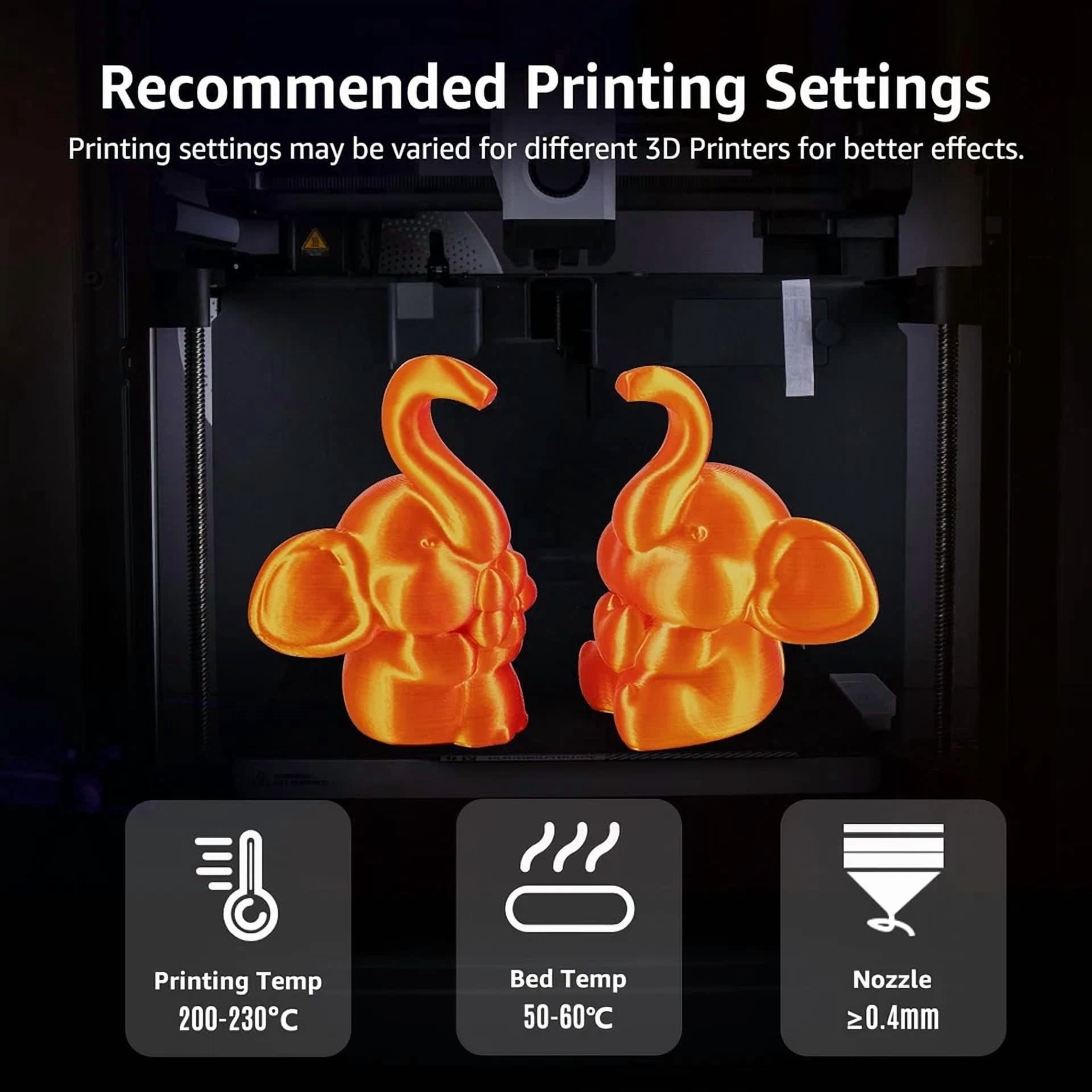 BUTTERFLY- Silk Triple Colors Pla+ 3D Printer Filament 1.75Mm, No Tangle Shiny Filament Net