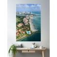 thumbnail image 2 of Fisher Island And Miami Beach Poster Wall Art, Modern Wall Decor For Living Room Bedroom, 16x24 UNFRAMED, 2 of 3