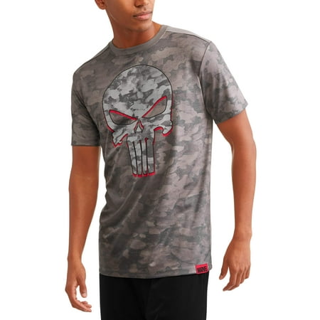 Punisher Clouds Big Men's Active Graphic T-Shirt