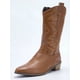 thumbnail image 1 of Botas de vaquero para mujer Botas de vaquera occidental con tacón grueso Botas de media pantorrilla para mujer, 1 of 8