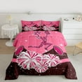 thumbnail image 2 of Castle Fairy Girly Dreamy Dance Bedding Comforter Set 2pcs for Kids Teens,Bling Glitter Twin Comforter Sets Microfiber,Cheer Theme Breathable Bedding Set,Breathable Home Decor,Reversible, 2 of 8
