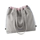 thumbnail image 5 of Bolso tote multiusos para mujer, bolso de viaje a la moda para artículos esenciales de vacaciones y compras. Gris, 5 of 9