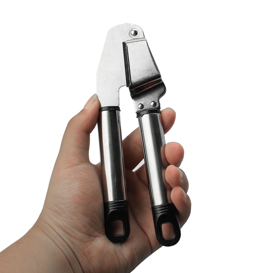 Unique Bargains Stainless Steel Household Garlic Press Crush Gadgets Crusher