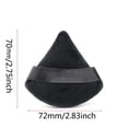 thumbnail image 2 of 2Pcs Powder Puff ,Triangle Face Makeup Cosmetic for Loose Powder, Soft Body Washable Reusable Foundation Sponge ,Mineral Wet Dry Makeup Tool, 2 of 7