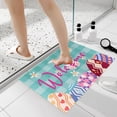 thumbnail image 6 of HongHeng Easter Door Mat for Front Door, Easter Decorations Easter Bunny Eggs Welcome Doormat Non-Slip Washable Happy Easter Outdoor Mat Entry Rug for Indoor Outdoor 15 x 23 Inch, 6 of 6