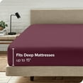 thumbnail image 4 of 1800 Microfiber Fitted Sheet - Soft, Luxury, Deep Pocket by, 4 of 7