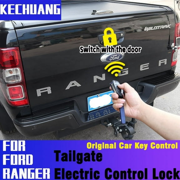 For RANGER - Auto Electric Tailgate Security Lock for Ford, Car Key Remote Control