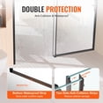 thumbnail image 6 of VEVOR Frameless Shower Door, 58-59 W x 75 H in, Shower Sliding Glass Door with 5/16 in(8mm) Clear SGCC Tempered Glass, Waterproof Shatterproof Stainproof with Stainless Steel Hardware, Matte Black, 6 of 9