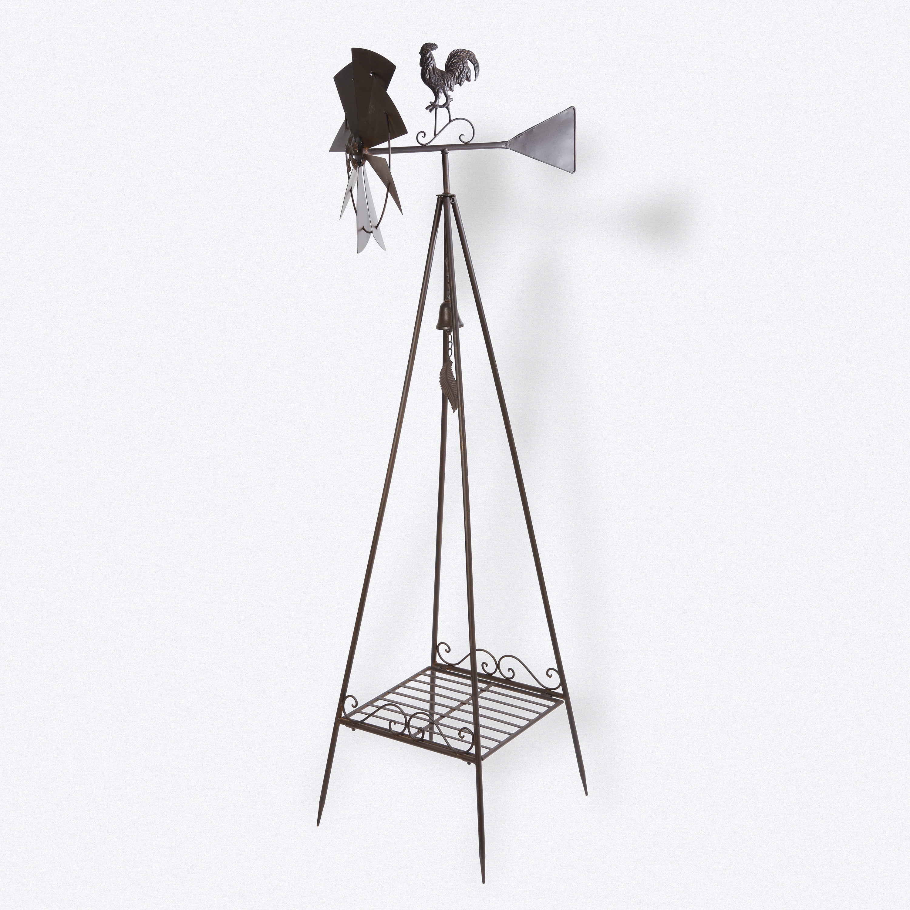 70'' Inch Tall Metal Windmill Plant Stand by Supplier Generic