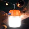 thumbnail image 1 of Meileang Lampe de Camping Solaire 3 Modes Réglables Étanche Rechargeable par USB Super Lumineuse Lampe de Tente de Randonnée Extérieure Lanterne d'Urgence, 1 of 7