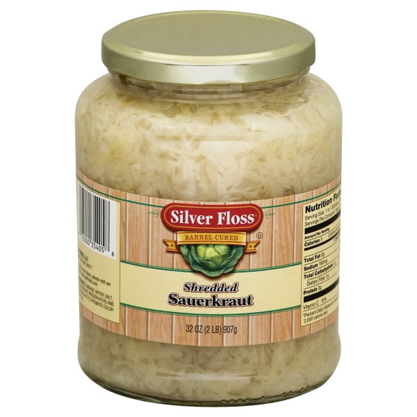 Silver Floss Shredded Sauerkraut, 32 Oz