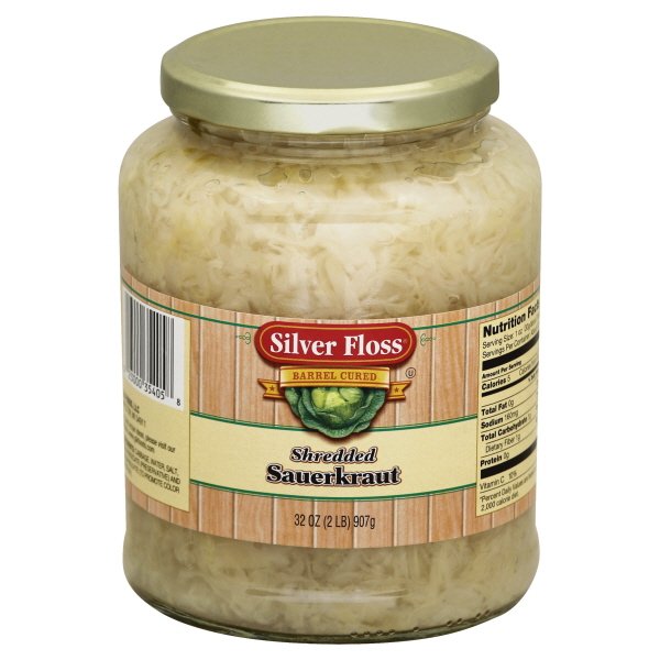 Silver Floss Shredded Sauerkraut, 32 Oz