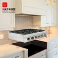 thumbnail image 4 of GASLAND Chef Slide-in Natural Gas Cooktop, 6 Deep Recessed Sealed Burners, 4 of 8