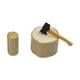 thumbnail image 3 of Set de hacha y estaca de madera a escala 1:12. Accesorios de jardín. Set de regalo para micro paisajes. Marrón claro, 3 of 9