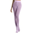 thumbnail image 2 of gbyLJF Women's Tights Solid Color Footed Pantyhose Tights High Waist Tights for Women, 2 of 6