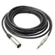 thumbnail image 4 of Cable de Audio XLR Perfke Macho a 6,35 mm Macho para Amplificador Mezclador de DJ Negro 10 Pies, 4 of 7