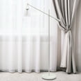 thumbnail image 4 of Elegant Designs Pivot Arm Floor Lamp with Glass Shade, Rose Gold, 4 of 7