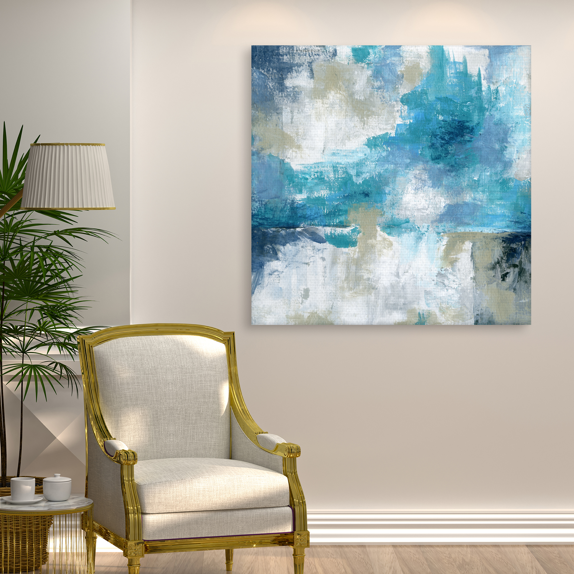 By the Sea by Katrina Craven Canvas Art Print