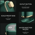 thumbnail image 4 of Home Iron Stacking Garment Steamer Handheld Portable Iron Mini Ironing Machine Green, 4 of 14