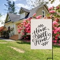 thumbnail image 2 of Home Sweet Home Garden Flag Double Sided, Home Decorative Seasonal Outdoor Flag Burlap 12.5 x 18 Inch, 2 of 6