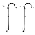 thumbnail image 1 of WOSIBO Paquete de 2 ganchos para cubierta de tres tramos de 37 pulgadas, poste para comedero de pájaros, cestas colgantes, porche, multigancho para cubierta, kit con tres ramas para colgadores de plan, 1 of 5