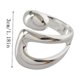 thumbnail image 3 of Anillos hechos a mano, anillos llamativos de plata 925, anillo grueso ajustable apilable para mujer y niña, 3 of 7