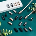 thumbnail image 4 of 96Pcs 4 Colors Alloy End Caps Column Mixed Color 19.5x9mm Inner Diameter: 8mm 24Pcs/color, 4 of 5