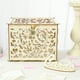thumbnail image 4 of FELTECHELECTR Caja de madera para bodas, ideal para guardar flores, ideal para bodas, fiestas y reuniones (una llave, 12 anillas de goma, tamaño pequeño), 4 of 6