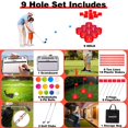 thumbnail image 2 of Juego de golf en el patio trasero DHXGON con 2 palos, campo de 9 hoyos para toda la familia, 2 of 7
