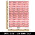 thumbnail image 2 of Immediate Attention with Border Sticker Set - Red - Matte Finish - 1.25" Mini, 2 of 7
