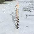 thumbnail image 5 of Snow Gauge Outdoor, 24" Metal Reindeer Snowfall Measuring Gauge, Handmad Snow Measuring Stick Snow Depth Gauge for Yard, Garden, Outdoor, 5 of 6