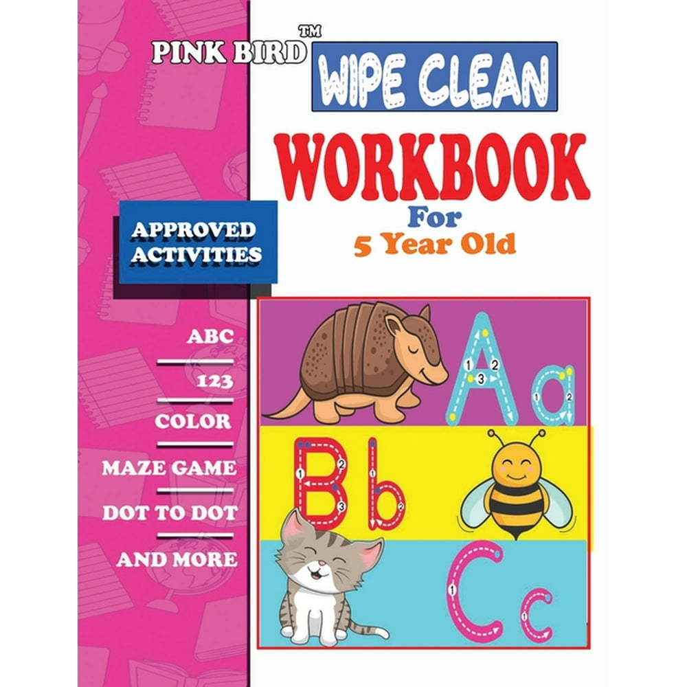Wipe clean workbooks for 5 year old Prek scholastic early learners
