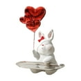 thumbnail image 2 of DOLITY Creative Storage Tray Statue Animal Sculpture Candy Dish Ornament Jewelry red, 2 of 9