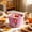 Pink#2, variant on Cotton Rope Storage Basket | Woven Desktop Organizer Bin for Snacks Candy Small Household Items | Mini Decorative Countertop Container for Home Office Bedroom Holiday Party Favors|7 X 7 X 4 Inches