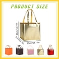 thumbnail image 3 of Insulated Cake Bag, Non Woven Zipper Cooler with Aluminum Foil Thermal Lining, 35 x 35 x 40 cm Portable Carrier for Cake Pizza Catering Outdoor Picnic and Food Transport Use, 3 of 7