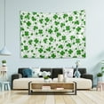 thumbnail image 7 of Coolnut St. Patrick's Day Clover Tapestry Washable Polyester Art Wall Hanging Blanket for Living Room Bedroom Dorm Party, 60 x 51 Inch Home Decor Gifts, 7 of 7