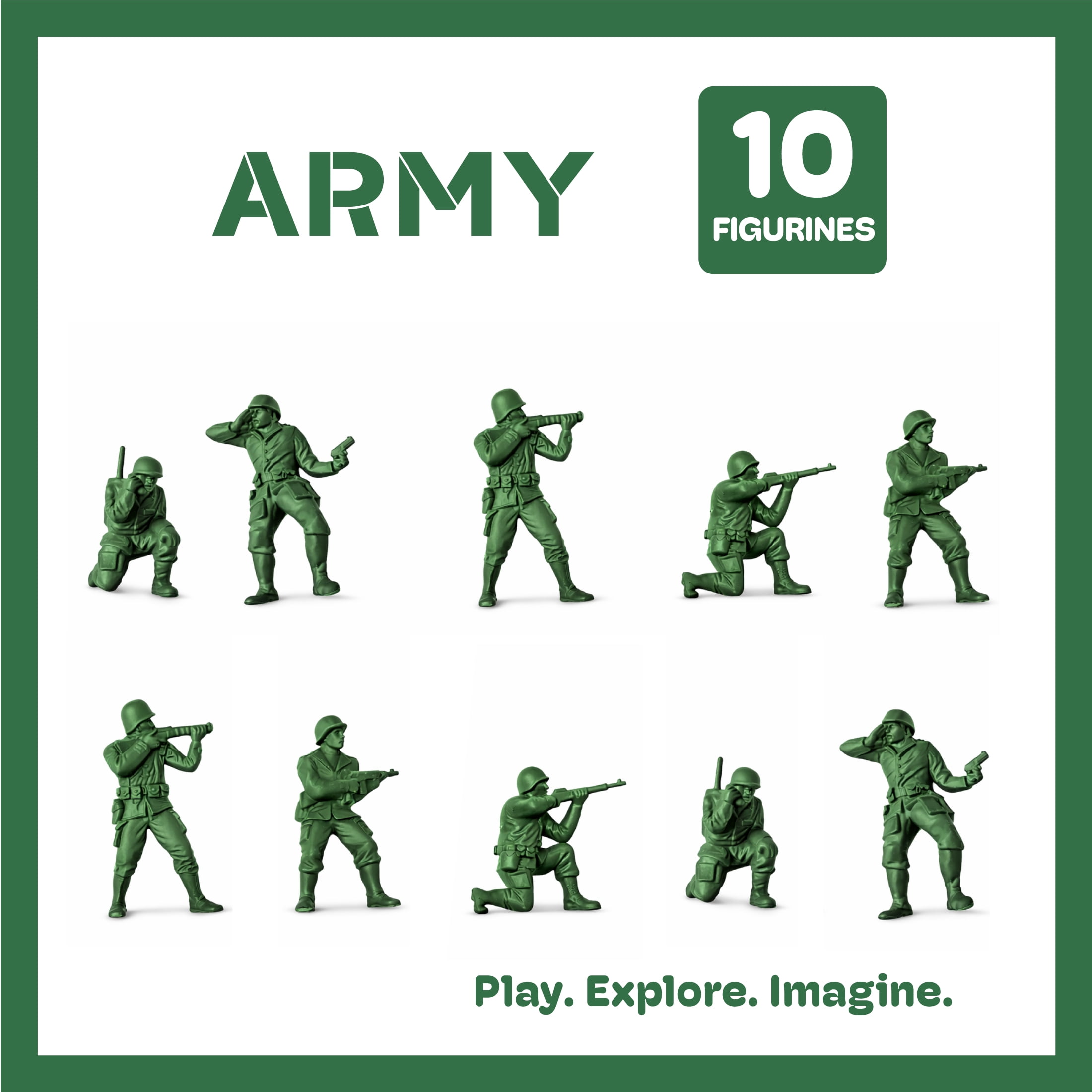 Best Brands Soldier Figurines (10 count)