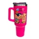 thumbnail image 1 of Termo de acero inoxidable Capybara Marca Macarena brand color fucsia  40 Oz, 1 of 3