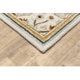 thumbnail image 2 of Oriental Weavers Alfresco Hand-made Wool Area Rug - 28407 - 10' x 13' - in Ivory/ Charcoal - Vintage Inspired, Hand-Made Wool Rugs, Family, Dining, Living Room Rug, 2 of 2