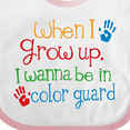 thumbnail image 4 of Inktastic Future Color Guard Member Boys or Girls Baby Bib, 4 of 4